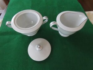 Creamer & Sugar Bowl by Royal M Mita Imperial pattern 2