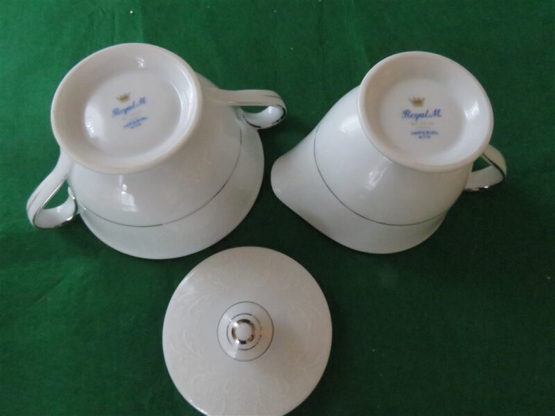 Creamer & Sugar Bowl by Royal M Mita Imperial pattern 4