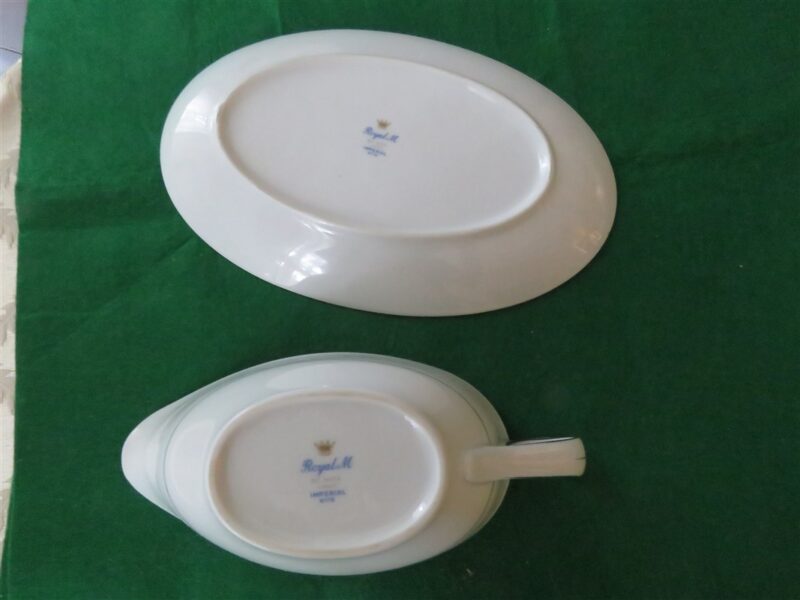 Gravy Boat & Under Plate by Royal M Mita Imperial pattern 14