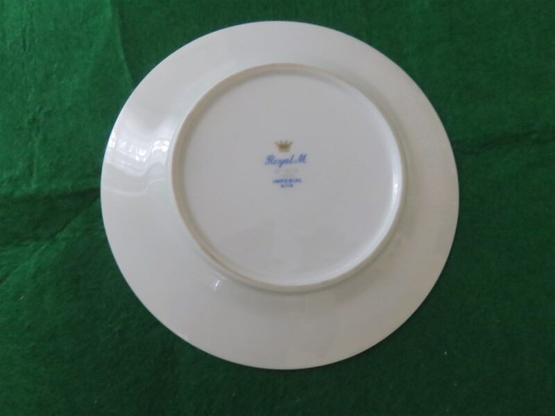 Bread Plate Imperial Royal M Mita Imperial pattern 3