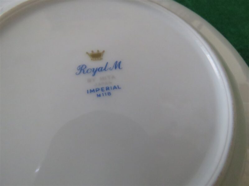 Bread Plate Imperial Royal M Mita Imperial pattern 4