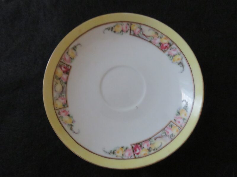 Saucer Royal Rudolstadt Prussia Signed by Mary Linderenburger 1