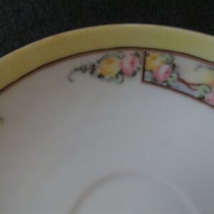 Saucer Royal Rudolstadt Prussia Signed by Mary Linderenburger 2