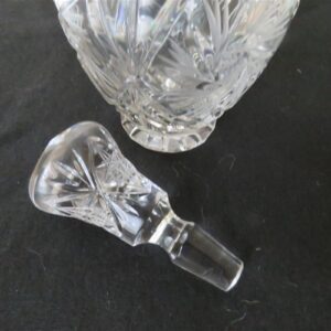  Crystal Decanter Vintage Lead Crystal Cut Glass Decanter with stopper 2