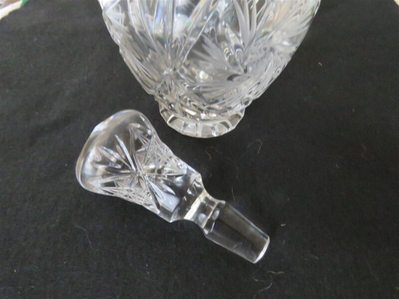  Crystal Decanter Vintage Lead Crystal Cut Glass Decanter with stopper 2