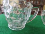 Cut Glass Creamer & Sugar Bowl Anchor Hocking 3