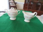 Georgian sugar bowl and creamer Homer Laughlin Eggshell J45 N5 a1