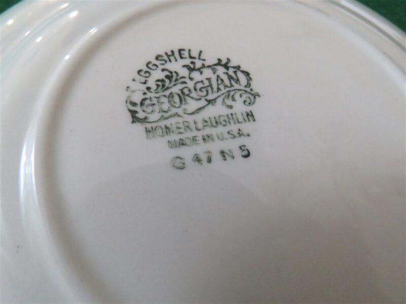 Bread Plate Homer Laughlin G47N5 Eggshell Georgian 4