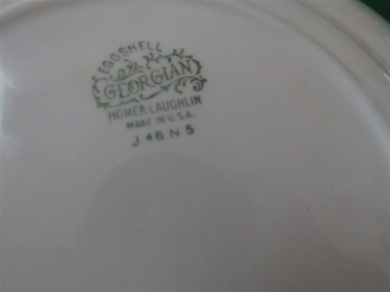 Dinner Plate Homer Laughlin J46N5 Eggshell Georgian 4