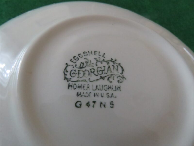 Cup & Saucer Homer Laughlin J46N5 Eggshell Georgian 5