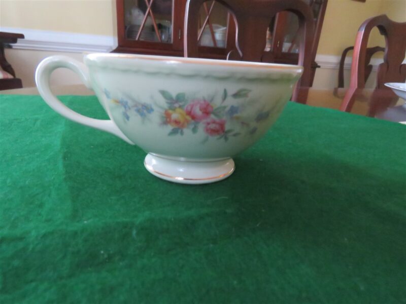 Cup & Saucer Homer Laughlin J46N5 Eggshell Georgian 6