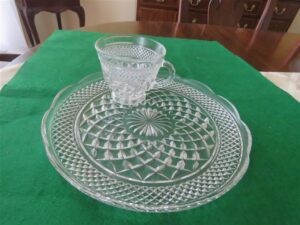 Anchor Hocking Wexford Snack Plate And Cup 1