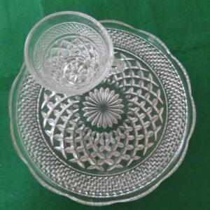 Anchor Hocking Wexford Snack Plate And Cup 2