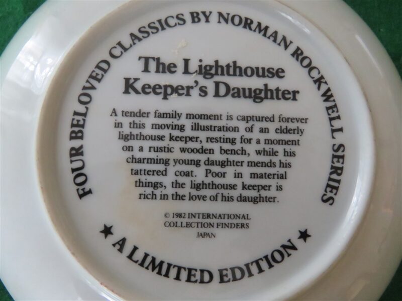 Collectible Vintage Norman Rockwell Classic Series, --The Light Keepers Daughter--1982, c