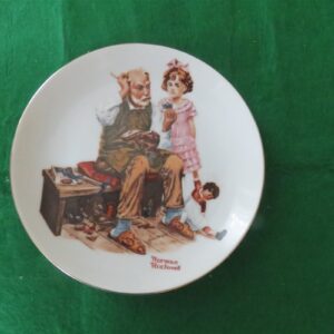Collectible Vintage Norman Rockwell Classic Series, --The Cobler--1982, a