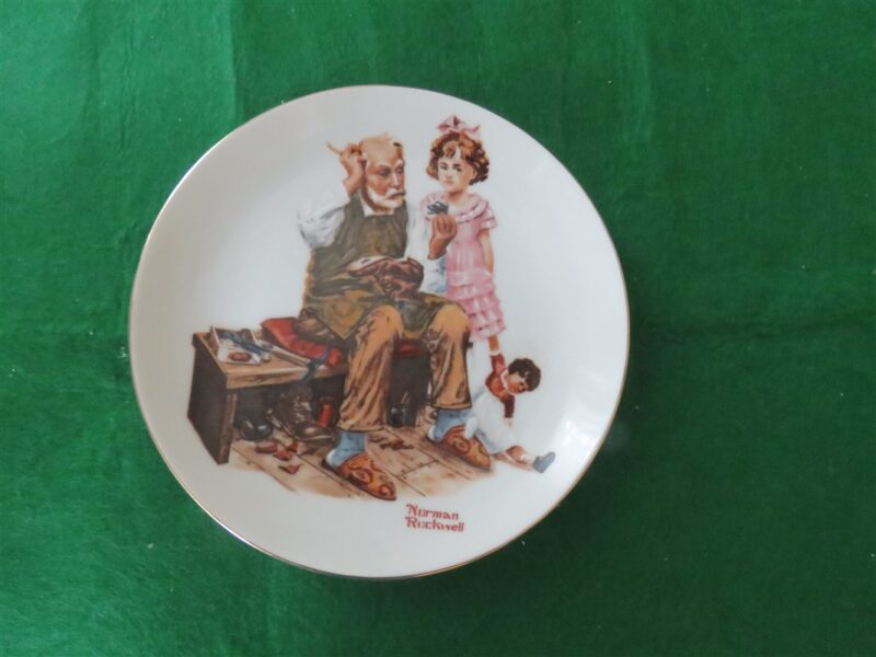 Collectible Vintage Norman Rockwell Classic Series, --The Cobler--1982, a