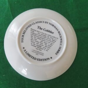 Collectible Vintage Norman Rockwell Classic Series, --The Cobler--1982, b