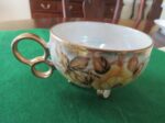 Vintage Royal Sealy Teacup & Saucer Yellow Roses Gold trim. 3