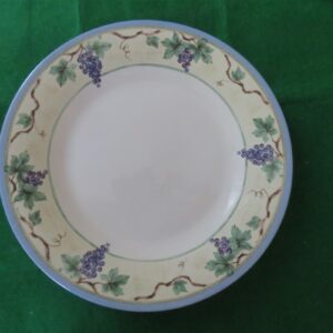 Dinner Plate Phaltzgraff Merlot Pattern Perennials, Grapevine, 1