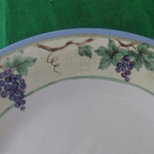 Dinner Plate Phaltzgraff Merlot Pattern Perennials, Grapevine, 2
