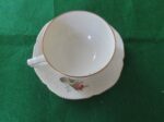 Rosenthal Continental "Moss Rose" Sanssouci, White Flat Cup & Saucer 1