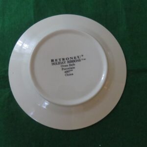 Retroneu Holiday Ribbons Salad Plate 2