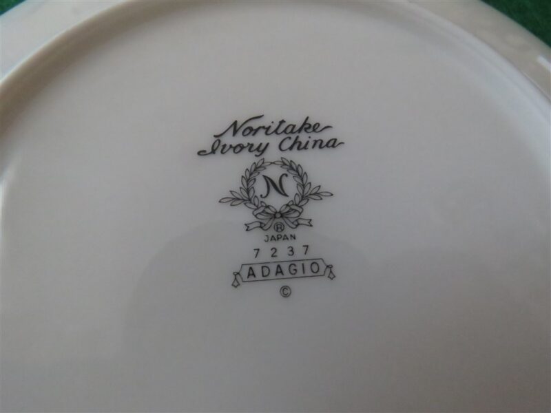 Noritake Salad Plate Adagio 7237 Ivory China. 4