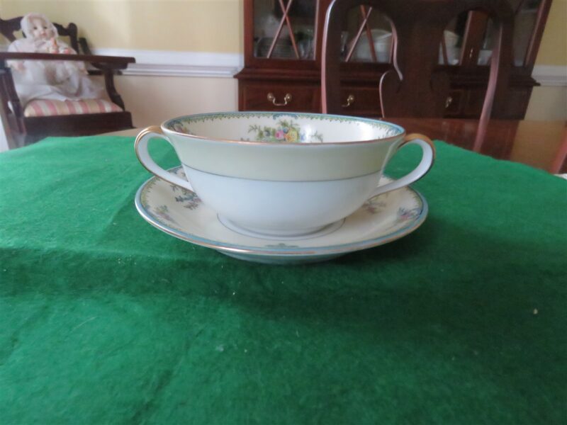 soup cup saucer,double handles,Noritake M 1