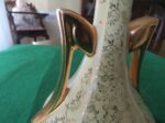 Vintage Floral Yellow Bud Vase Double Handled 3