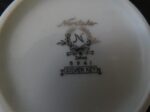 Silver Key Sugar Bowl by Noritake with Lid. Double handle. 6