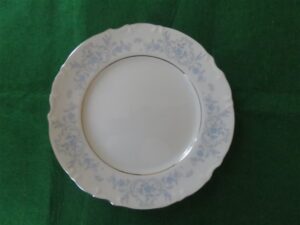 Bread Plate Mikasa Florentine 9324 Blue floral. 1