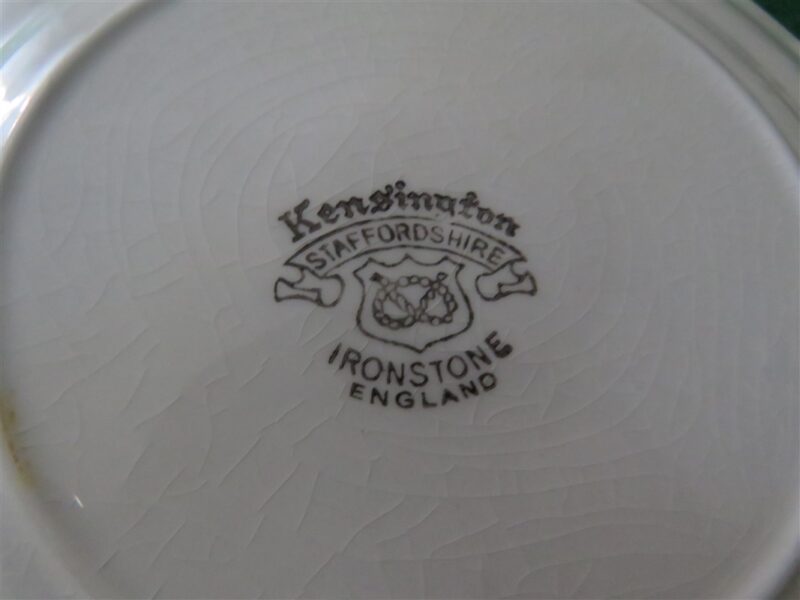 Bread Plate Staffordshire Kensington Ironstone 4