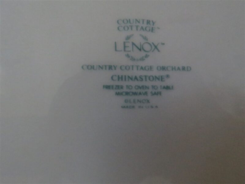 Dinner Plate Lenox Country Cottage Orchard 4