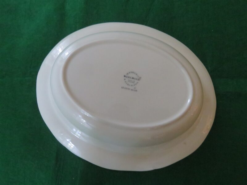 Vegetable Bowl Wedgwood of Etruria and Barlaston Queens Shape Plain 3