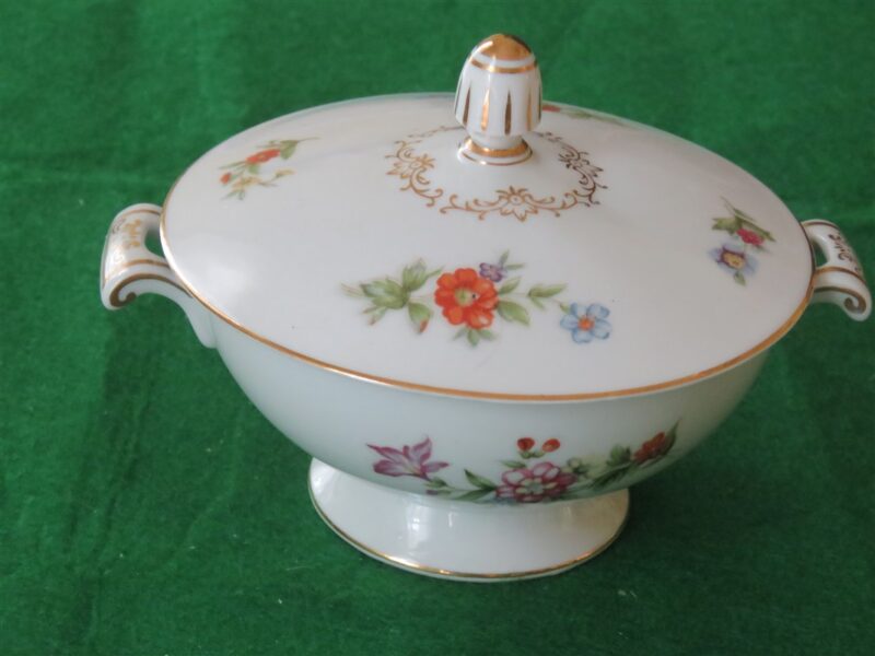 Sugar Bowl w/Lid Harmony House Fine China Dresdania Pattern 1