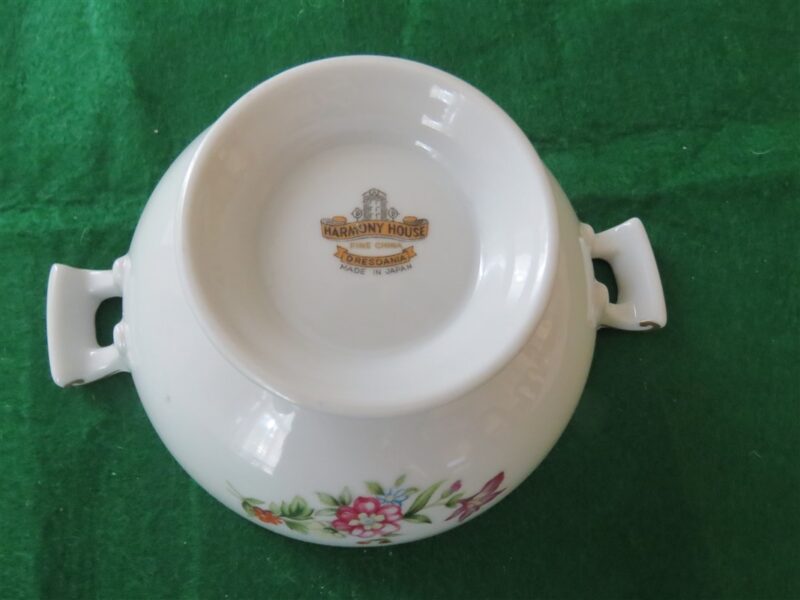 Sugar Bowl w/Lid Harmony House Fine China Dresdania Pattern 7