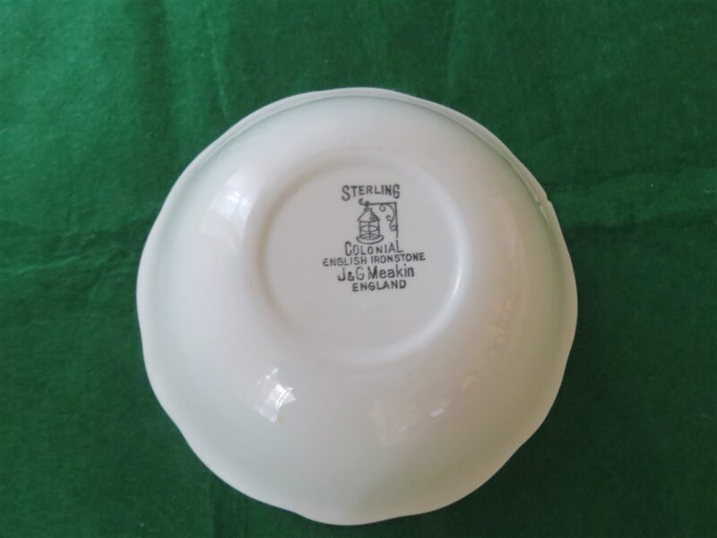 Cereal Bowl J & G Meakin Sterling Colonial 3