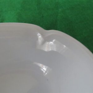 Johnson Brothers Oval Serving Bowl Greydawn Blue Scalloped rim. 2