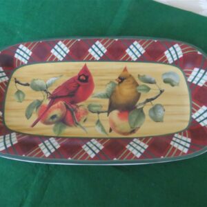 Lenox Winter Greetings Tartan 14" Hors d'Oeuvre Tray 5