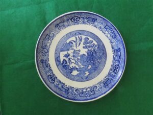 Vintage Blue Willow Salad Plate Classic Blue White Transferware Dinnerware 1