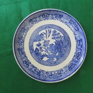 Vintage Blue Willow Salad Plate Classic Blue White Transferware Dinnerware 1