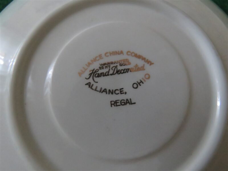 Alliance China Cup & Saucer Regal Pattern 6