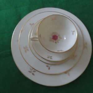 Lenox Rhodora Bone China 5 Piece Place Setting Made in USA 1