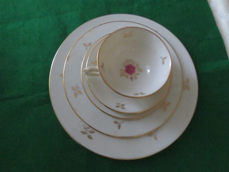 Lenox Rhodora Bone China 5 Piece Place Setting Made in USA 1