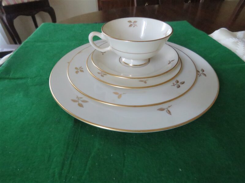 Lenox Rhodora Bone China 5 Piece Place Setting Made in USA 2