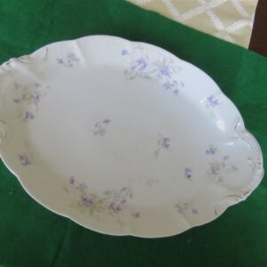 Platter by Bassett Limoges Austria. Floral pattern. 1