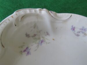 Platter by Bassett Limoges Austria. Floral pattern. 2