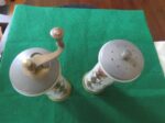 Lenox Lido Salt Shaker & Pepper Mill With 24K gold paint trim 2