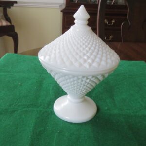 Glass Lidded Candy Dish Westmoreland Glass 1