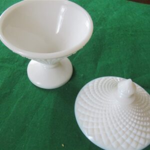Glass Lidded Candy Dish Westmoreland Glass 2
